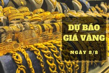 Dự báo giá vàng 8/8: Tăng nhẹ chờ quyết định lãi suất của Fed?