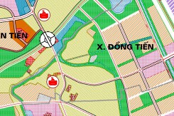 Bản đồ quy hoạch giao thông xã Đồng Tiến, Khoái Châu, Hưng Yên đến năm 2040