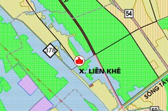 Bản đồ quy hoạch sử dụng đất xã Liên Khê, Khoái Châu, Hưng Yên đến năm 2040