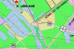Bản đồ quy hoạch giao thông xã Liên Khê, Khoái Châu, Hưng Yên đến năm 2040