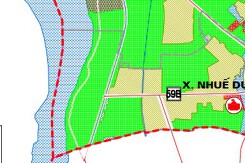 Bản đồ quy hoạch sử dụng đất xã Nhuế Dương, Khoái Châu, Hưng Yên đến năm 2040