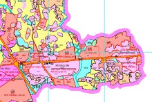 Bản đồ quy hoạch giao thông xã Đại Lâm, huyện Lạng Giang, Bắc Giang