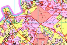 Bản đồ quy hoạch sử dụng đất xã Đào Mỹ, huyện Lạng Giang, Bắc Giang