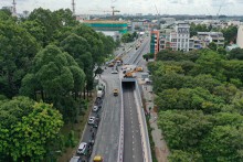 Hầm chui 'giải cứu' ùn tắc Tân Sơn Nhất trước ngày thông xe