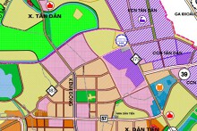 Bản đồ quy hoạch giao thông xã Tân Dân, Khoái Châu, Hưng Yên đến năm 2040