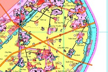 Bản đồ quy hoạch giao thông xã Đồng Việt, huyện Yên Dũng, Bắc Giang đến năm 2030