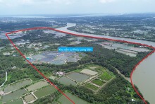Hiện trạng khu dân cư 144 ha sắp triển khai ở khu Nam Sài Gòn của Phúc Khang