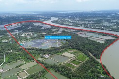 Hiện trạng khu dân cư 144 ha sắp triển khai ở khu Nam Sài Gòn của Phúc Khang