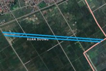 Đường sẽ mở ở xã Xuân Dương, Thanh Oai, Hà Nội