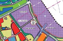 Bản đồ quy hoạch sử dụng đất thị trấn Phú Minh, Phú Xuyên, Hà Nội đến năm 2030