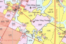 Bản đồ quy hoạch giao thông xã Quang Thành, thị xã Kinh Môn, tỉnh Hải Dương đến năm 2030