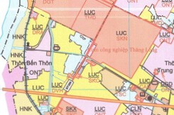 Bản đồ quy hoạch sử dụng đất xã Thăng Long, thị xã Kinh Môn, tỉnh Hải Dương đến năm 2030