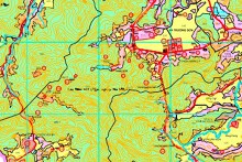 Bản đồ quy hoạch sử dụng đất xã Trường Sơn, huyện Lục Nam, Bắc Giang