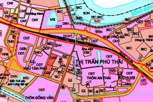Bản đồ quy hoạch sử dụng đất thị trấn Phú Thái, huyện Kim Thành, tỉnh Hải Dương đến năm 2030