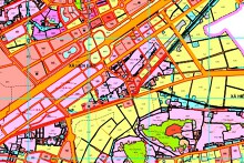 Bản đồ quy hoạch giao thông xã Liên Bão, huyện Tiên Du, Bắc Ninh