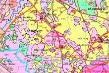 Bản đồ quy hoạch sử dụng đất xã Đồng Kỳ, huyện Yên Thế, Bắc Giang đến năm 2030