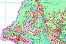 Bản đồ quy hoạch giao thông xã Xuân Lương, huyện Yên Thế, Bắc Giang đến năm 2030