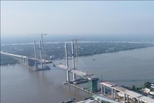 Dự án cầu Rạch Miễu 2 dự kiến sẽ hoàn thành trước ngày 30/10