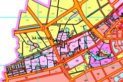 Bản đồ quy hoạch sử dụng đất xã Nội Duệ, huyện Tiên Du, Bắc Ninh