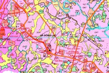 Bản đồ quy hoạch giao thông xã Đồng Lạc, huyện Yên Thế, Bắc Giang đến năm 2030