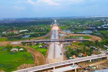 Tiến độ cao tốc Bến Lức - Long Thành đang thi công qua huyện Bình Chánh, TP HCM