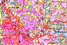 Bản đồ quy hoạch sử dụng đất xã Đồng Tâm, huyện Yên Thế, Bắc Giang đến năm 2030