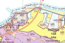 Bản đồ quy hoạch sử dụng đất phường Tân Dân, thị xã Kinh Môn, tỉnh Hải Dương đến năm 2030
