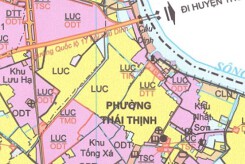 Bản đồ quy hoạch sử dụng đất phường Thái Thịnh, thị xã Kinh Môn, tỉnh Hải Dương đến năm 2030