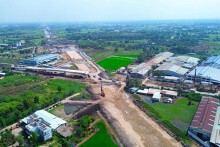 Tiến độ tuyến Vành đai 3 TP HCM đang thi công qua huyện Củ Chi, TP HCM