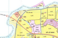 Bản đồ quy hoạch sử dụng đất xã Lê Ninh, thị xã Kinh Môn, tỉnh Hải Dương đến năm 2030