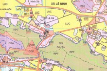 Bản đồ quy hoạch giao thông xã Lê Ninh, thị xã Kinh Môn, tỉnh Hải Dương đến năm 2030