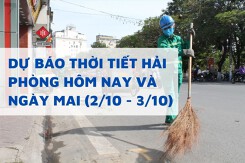 Dự báo thời tiết Hải Phòng hôm nay (2/10) và ngày mai (3/10) nắng nhẹ, ít mây, chỉ số UV ở ngưỡng cao