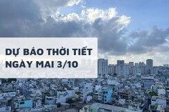 Dự báo thời tiết ngày mai 3/10, Hà Nội giảm mưa, TP HCM chiều tối mưa dông, Đà Nẵng nhiều mây