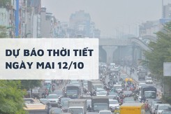 Dự báo thời tiết ngày mai 12/10, Hà Nội có sương mù, TP HCM và Đà Nẵng mưa về chiều tối