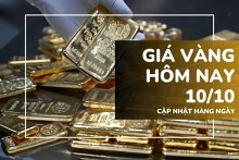 Giá vàng hôm nay 10/10: Thế giới giảm 2%, vàng SJC mất tới 1,5 triệu đồng/lượng