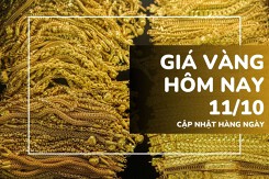 Giá vàng hôm nay 11/10 giảm nhẹ sau cảnh báo áp thuế mới của Trump lên Trung Quốc