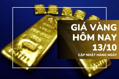 Giá vàng hôm nay 13/10 tăng hơn 1 triệu đồng, SJC và nhẫn trơn lập đỉnh mới