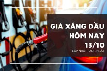 Giá xăng dầu hôm nay 13/10 Brent và WTI tăng hơn 1% sau khi giảm mạnh do căng thẳng Mỹ và Trung