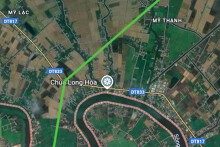 Đường sẽ mở theo quy hoạch ở xã Mỹ Thạnh, tỉnh Tây Ninh (phần 1)
