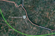 Đường sẽ mở theo quy hoạch ở xã Bình Đức, tỉnh Tây Ninh (phần 1)