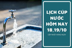 Lịch cúp nước TP HCM ngày 18/10 và 19/10 danh sách hơn 10 phường tạm ngưng cúp nước cuối tuần