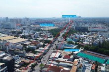 Toàn cảnh khu vực sẽ làm đoạn Vành đai 2 TP HCM hơn 16.400 tỷ đồng nối QL 1A - Nguyễn Văn Linh
