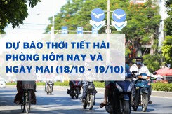 Dự báo thời tiết Hải Phòng hôm nay (18/10) và ngày mai (19/10) nắng nóng ban ngày, mưa rào xuất hiện về đêm