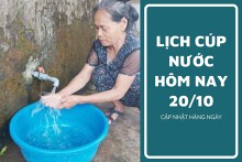 Lịch cúp nước TP HCM ngày 20/10 và 21/10 nhiều nhà, tuyến đường tại các phường trọng điểm cúp nước vào ngày đầu tuần