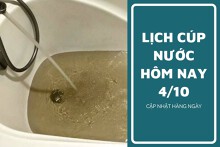 Lịch cúp nước TP HCM ngày 3/10 và sáng 4/10 địa bàn 8 phường tạm ngưng cấp nước kéo dài