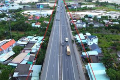 Hình ảnh cao tốc TP HCM - Trung Lương qua Tây Ninh chuẩn bị mở rộng lên 10 làn xe