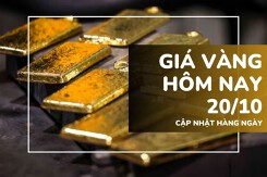 Giá vàng hôm nay 20/10 bật tăng trở lại sau nhịp chốt lời cuối tuần