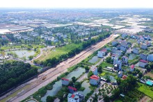 Hình ảnh trục Tây Thăng Long qua Đan Phượng sau 10 tháng khởi công