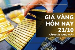 Giá vàng hôm nay 21/10 tăng gần 4 triệu đồng, SJC vượt mốc 154 triệu đồng/lượng