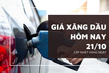 Giá xăng dầu hôm nay 21/10 giảm do lo ngại dư cung